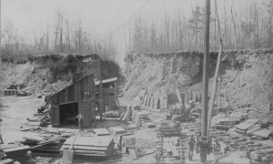 Men working in the Harmony Township Quarry