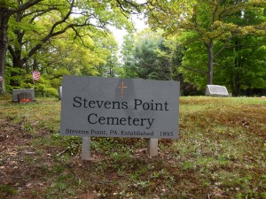 Stevens Point Cemetery New Sign
