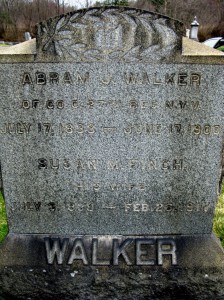 Abram Walker Tombstone 
